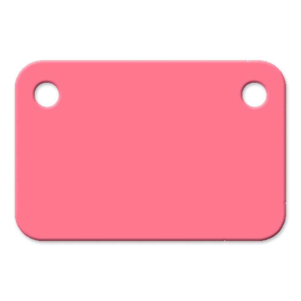 INTERLOCK PTL TIE-ON TAGS,PINK
