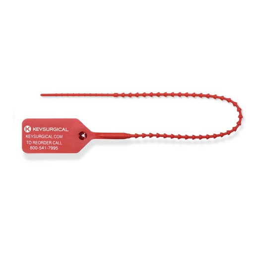 [721-LR-314] BREAKAWAY TAG PUNAINEN, 20 CM